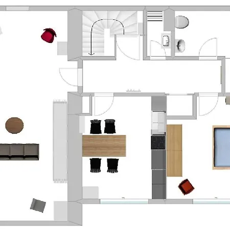 Ganz Oben, Stadtmitte Apartment